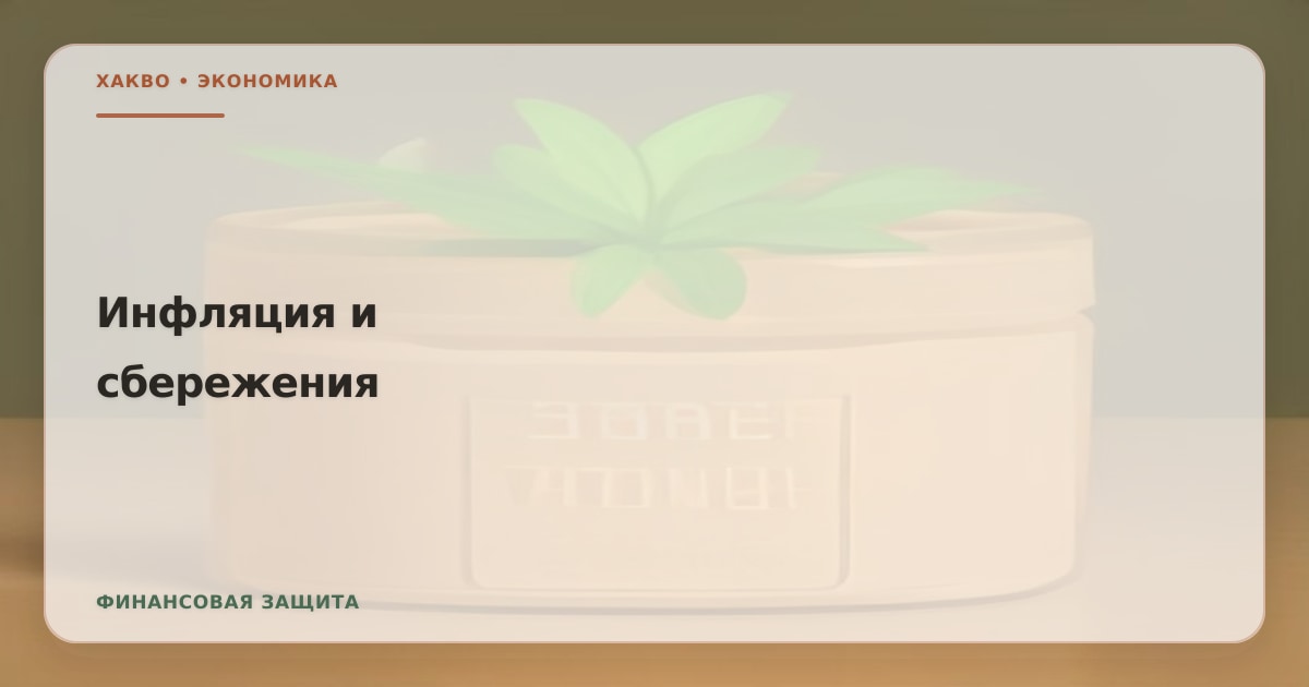 Иллюстрация к статье «Инфляция и сбережения: как защитить деньги»