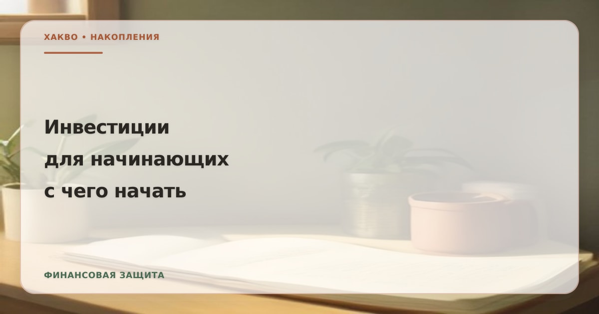 Иллюстрация к статье «Инвестиции для начинающих 2026: с чего начать новичку»