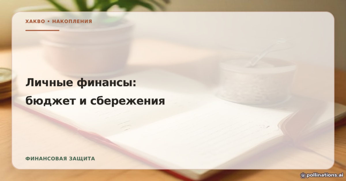 Иллюстрация к статье «Личные финансы: управление бюджетом и сбережениями»